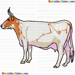 Cows 74 Embroidery Design