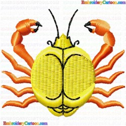 Crab 9 Embroidery Design