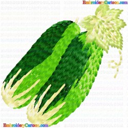 Cucumber 2 Embroidery Design