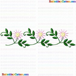 Daisy Flower 10 Embroidery Design