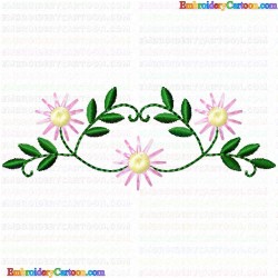 Daisy Flower 11 Embroidery Design