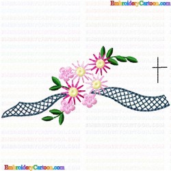 Daisy Flower 12 Embroidery Design