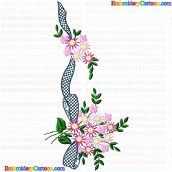 Daisy Flower 15 Embroidery Design