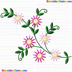 Daisy Flower 1 Embroidery Design