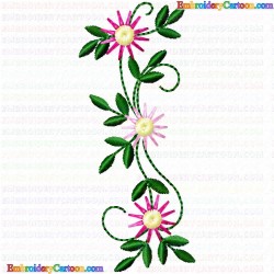 Daisy Flower 20 Embroidery Design