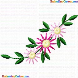Daisy Flower 2 Embroidery Design