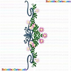 Daisy Flower 4 Embroidery Design