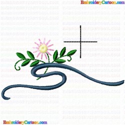 Daisy Flower 5 Embroidery Design