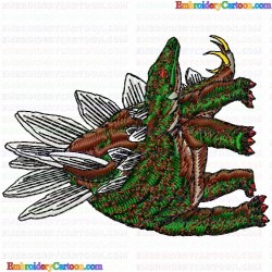 Dinosaur 105 Embroidery Design