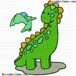 Dinosaur 14 Embroidery Design