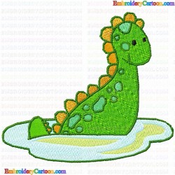 Dinosaur 19 Embroidery Design