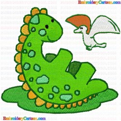 Dinosaur 20 Embroidery Design