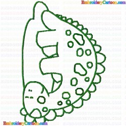 Dinosaur 43 Embroidery Design