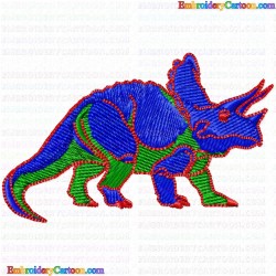 Dinosaur 48 Embroidery Design