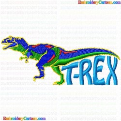 Dinosaur 51 Embroidery Design