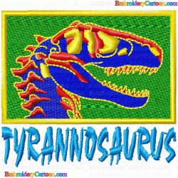 Dinosaur 52 Embroidery Design