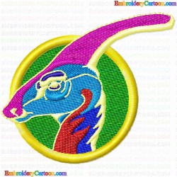 Dinosaur 66 Embroidery Design