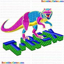 Dinosaur 68 Embroidery Design