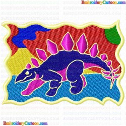 Dinosaur 74 Embroidery Design