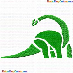 Dinosaur 75 Embroidery Design