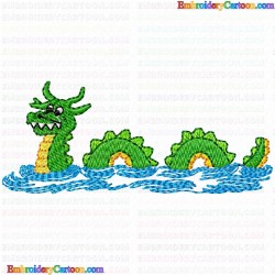 Dinosaur 86 Embroidery Design