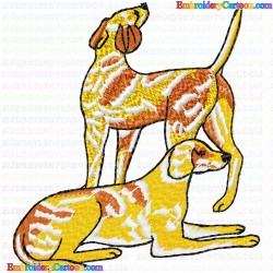 Dogs 115 Embroidery Design