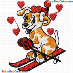 Dogs 118 Embroidery Design