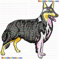 Dogs 204 Embroidery Design