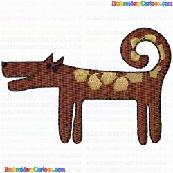 Dogs 323 Embroidery Design