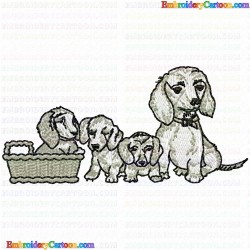 Dogs 36 Embroidery Design