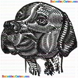 Dogs 400 Embroidery Design