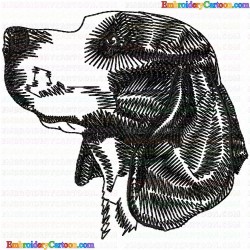 Dogs 401 Embroidery Design