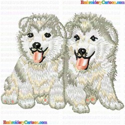 Dogs 77 Embroidery Design