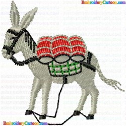 Donkey 1 Embroidery Design