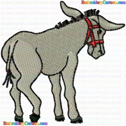 Donkey 5 Embroidery Design