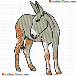 Donkey 9 Embroidery Design