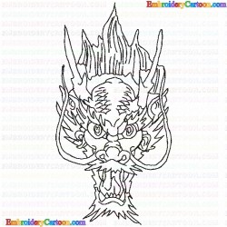 Dragoes 15 Embroidery Design