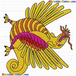 Dragoes 17 Embroidery Design