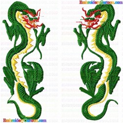 Dragoes 28 Embroidery Design