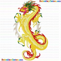 Dragoes 30 Embroidery Design