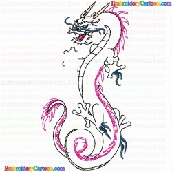 Dragoes 32 Embroidery Design