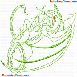 Dragoes 44 Embroidery Design