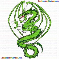 Dragoes 50 Embroidery Design