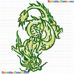 Dragoes 55 Embroidery Design