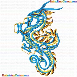 Dragoes 60 Embroidery Design