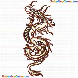 Dragoes 61 Embroidery Design