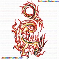 Dragoes 67 Embroidery Design