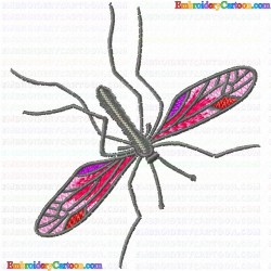 Dragon Flies 16 Embroidery Design