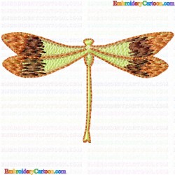 Dragon Flies 5 Embroidery Design