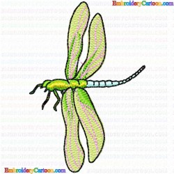 Dragon Flies 8 Embroidery Design